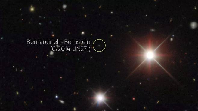 사상 최대의 혜성 베르나디넬리-번스타인이 발견되었다. Dark Energy Survey/DOE/FNAL/DECam