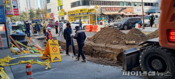 하수관로 교체공사. 사진제공=고양시