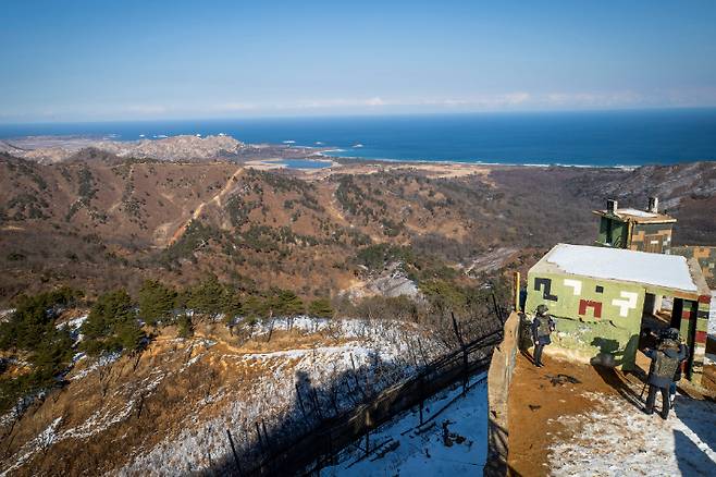 강원도 고성 GP 전경. 연합뉴스