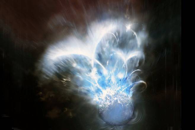 태양 10억배 에너지 0.1초간 방출…중성자별 ‘마그네타’ 포착(사진=스페인 발렌시아대)