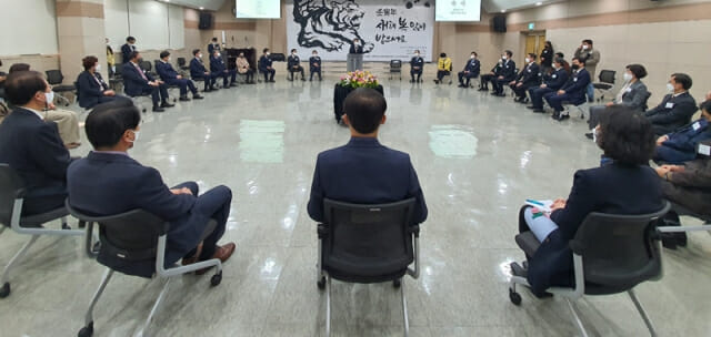 6일 서울 서초구 제약회관에서 열린 2022년 약계 신년교례회 전경. (사진=한국제약바이오협회)
