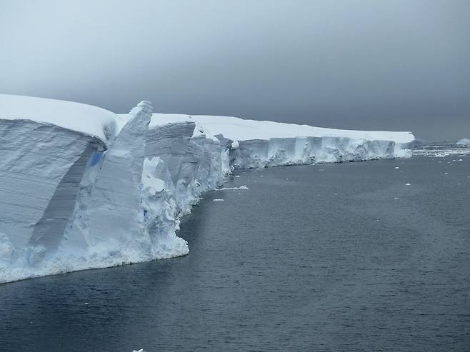 스웨이츠 빙하(Thwaites glacier)의 모습. 사진=AP 연합뉴스