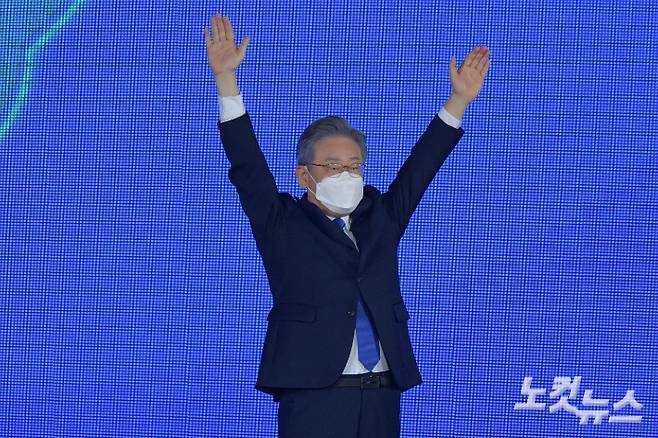 더불어민주당 이재명 대선 후보. 박종민 기자