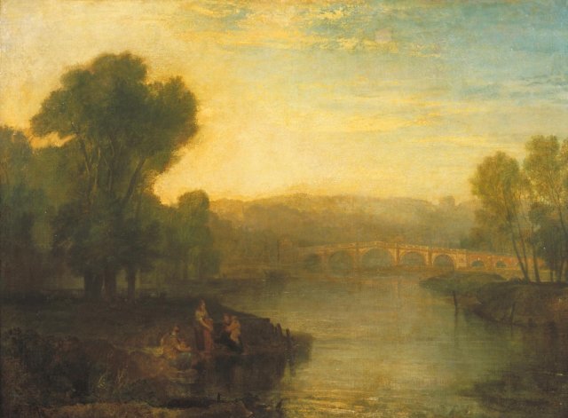J.M.W. 터너 리치몬드 언덕과 다리가 있는 풍경, 1808년. 사진출처: 테이트