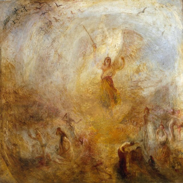 터너, 태양 속에 선 천사, 1846년. 사진출처: 테이트