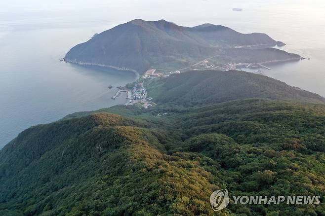 가덕도 연대봉에서 바라본 가덕도 [연합뉴스 자료 사진]