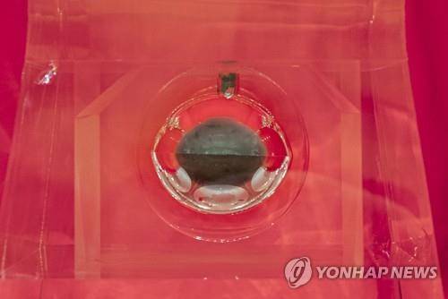 중국 '창어 5호'가 채취한 달 표면 샘플 [신화 연합뉴스 자료사진. 재판매 및 DB 금지]