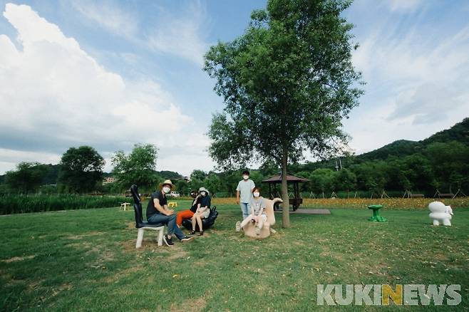 양구군 공공미술 프로젝트(꽃섬) 작가들