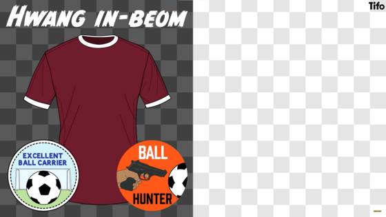 A graphic from the Tifo Football video ″Sensible Transfers: Newcastle United″ suggests Hwang In-beom as a possible transfer option for Newcastle. [SCREEN CAPTURE]