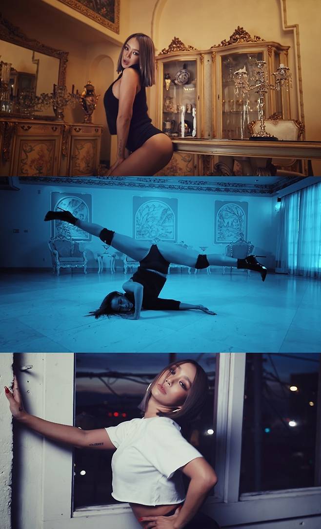 ▲ 효린 '레인 로우' 뮤직비디오. 제공| 브리지