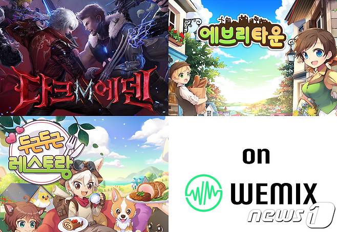 위메이드, 위믹스 플랫폼 합류 게임 3종 공개(위메이드 제공)© 뉴스1