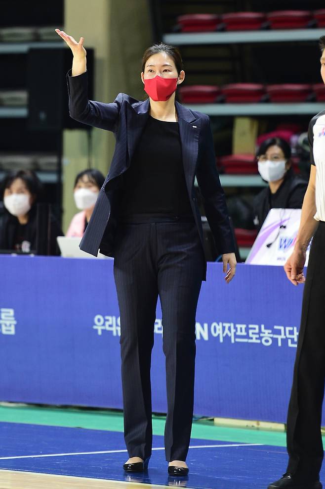 BNK 박정은 감독. 사진제공=WKBL
