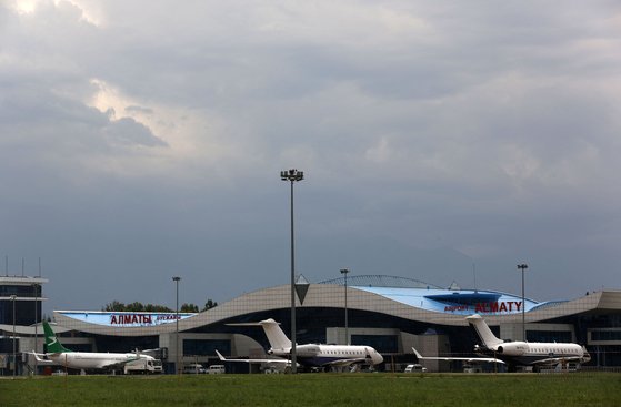 카자흐스탄 알마티 국제공항. [AFP 연합뉴스]