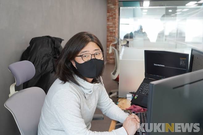 송송게임즈 송길주 대표.   사진=문대찬 기자