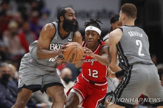 브루클린과 시카고의 경기모습.
[로이터=연합뉴스]