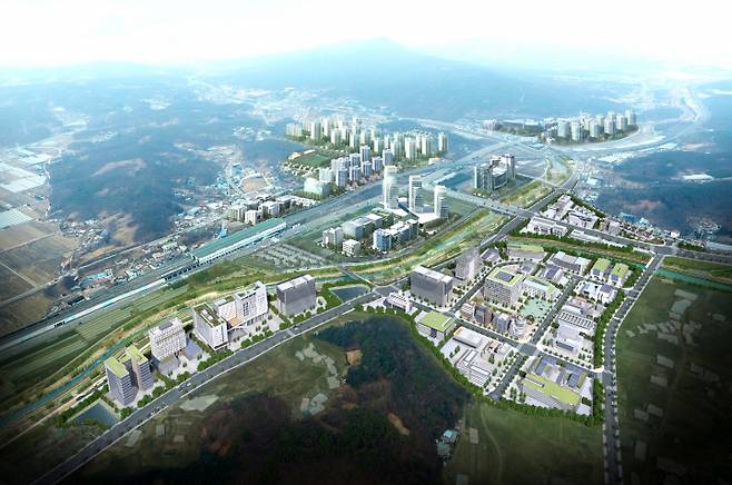양주역세권, 테크노밸리 조감도. / 사진제공=양주시