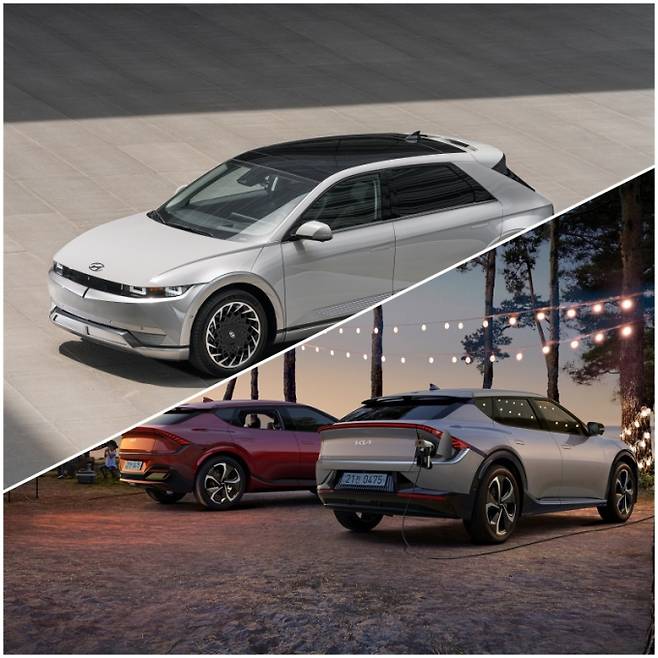 국내 소비자들이 디젤차 대신 하이브리드차와 전기차에 관심을 보인 것으로 나타났다. 사진은 현대 아이오닉5(위)와 기아 EV6/사진제공=현대차그룹