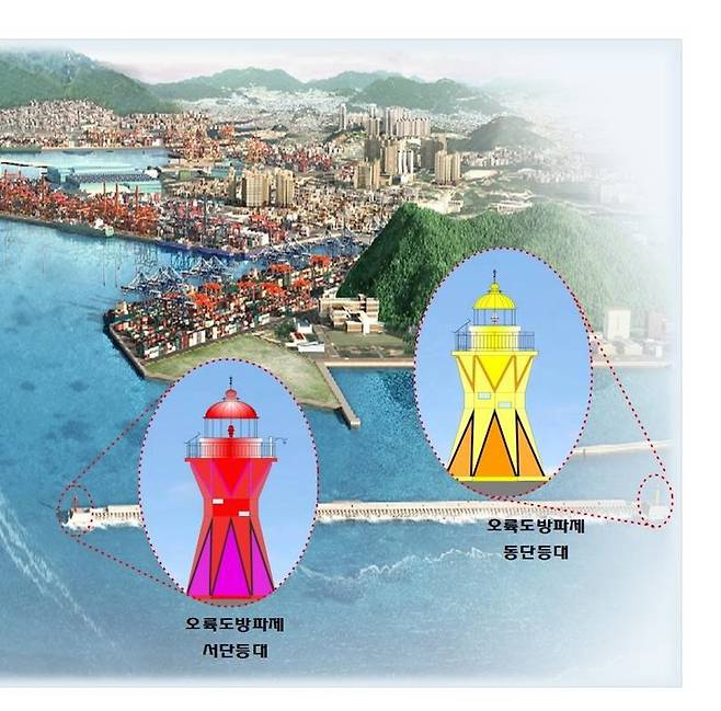 오륙도방파제 등대 조감도 (사진=부산해수청 제공) *재판매 및 DB 금지