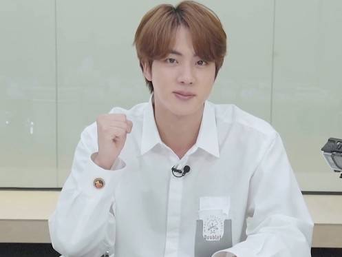 "진짜, 럽마셀♥" 방탄소년단 진, 잠옷으로 보여준 아미 사랑