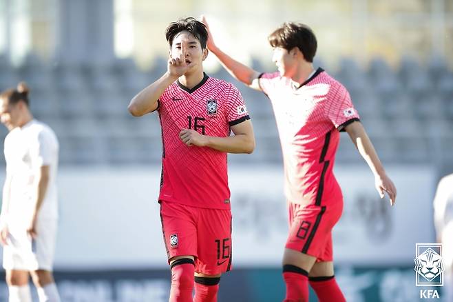 김진규(남자 축구대표팀). 대한축구협회 제공