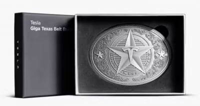 테슬라 '기가 텍사스 벨트 버클'