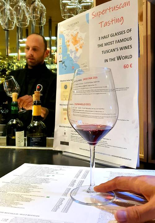 슈퍼 투스칸 와인 테이스팅