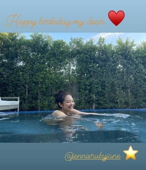 Model and Actor HoYeon Jung celebrates best friend Jenny Kims birthdayHoYeon Jung tagged Jenny Kims account on her 27th birthday, saying Happy birthday my death on her Instagram story on the 16th.The photo, which was released with the congratulatory message, shows Jenny Kim smiling brightly while swimming in the pool.The warm friendship of the two people who have been friends for many years has been conveyed and attracted attention.Meanwhile, HoYeon Jung was nominated for the 28th Annual US Actor Guild Award (SAG) for Best Actress for her Netflix series Squid Game.