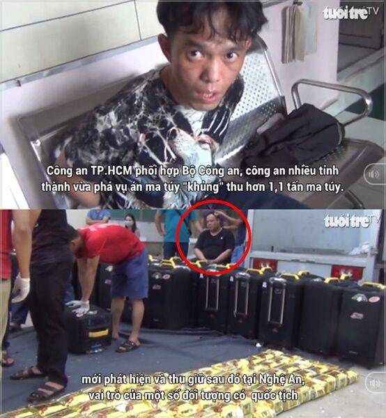 2019년 606kg의 마약을 불법 밀매한 대만 남성 2명(사진=tuoitre)