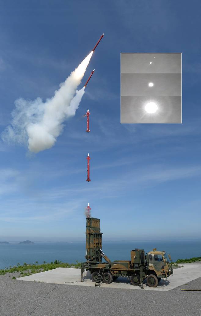 천궁-II의 미사일 발사 장면. (사진=LIG넥스원)
