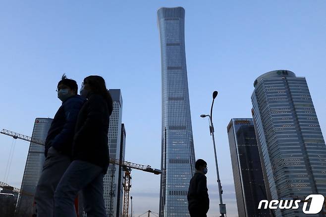 중국 베이징에서 처음으로 오미크론 확진자가 보고됐다. © 로이터=뉴스1 © News1 정윤영 기자