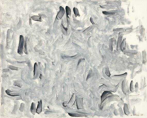 이우환 '바람과 함께 S8708-39'(1987년) 케이옥션 제공