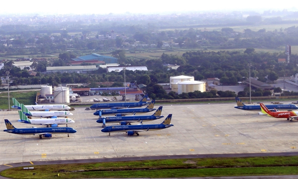 Planes at Nội Bài International Airport in Hà Nội. — VNA/VNS Photo Huy Hùng
