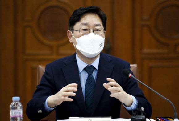 박범계 법무부 장관. 뉴시스