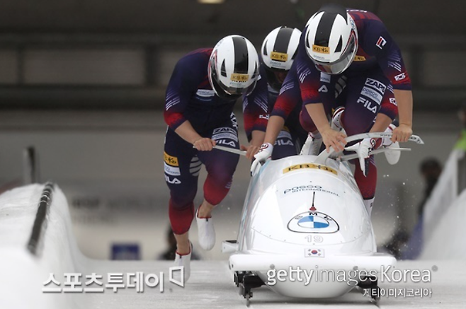 한국 봅슬레이 대표팀 / 사진=Gettyimages 제공