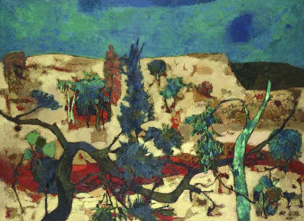 국전 1회 대통령상 수상작인 ‘폐림지 근방’(94×129㎝). 국립현대미술관 제공