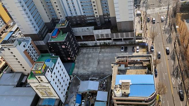 19일 찾은 광주 서구 화정아이파크 인근 모텔촌의 모습. /고성민 기자