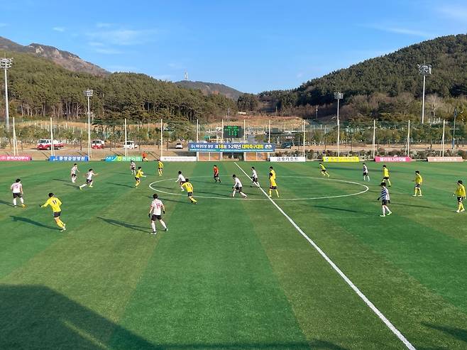 대학축구대회 경기. [사진 한국대학축구연맹]