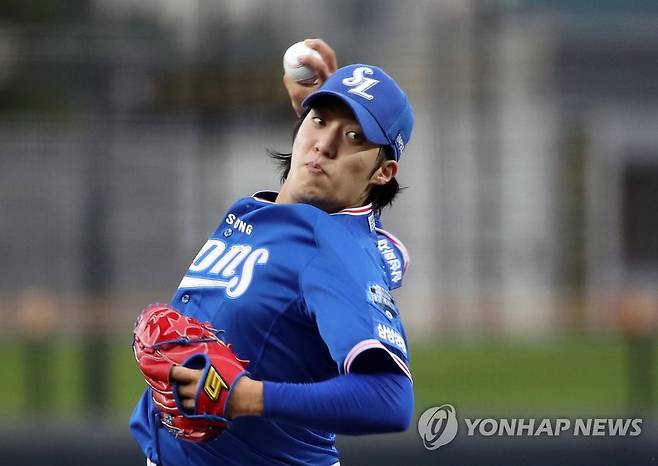 삼성 라이온즈 영건 원태인 [연합뉴스 자료사진]