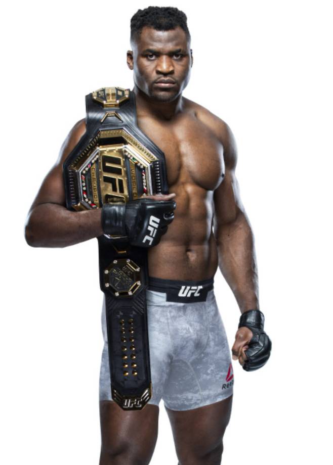UFC 헤비급 챔피언 프란시스 은가누. 사진=UFC