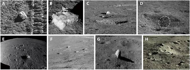 달 뒷면에는 작은 암석들이 곳곳에 흩어져 있다. 사이언스 로보틱스
