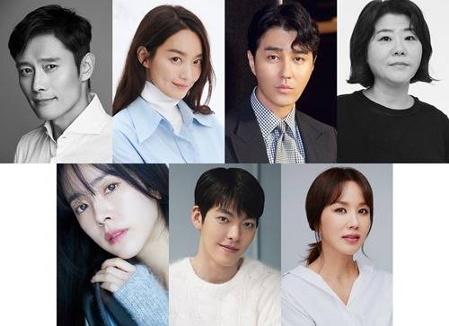 tvN 새 드라마 ‘우리들의 블루스’ (상)이병헌,신민아,차승원,이정은/(하)한지민,김우빈,엄정화 (좌→우 순서)