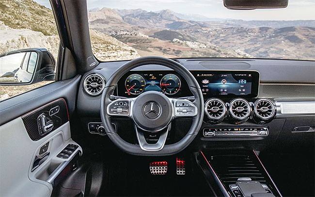 메르세데스-AMG GLB 35 4매틱 내부. 사진 메르세데스-벤츠코리아