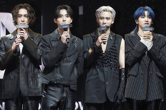왼쪽부터 펜타곤 신원, 여원, 옌안, 우석. 큐브 엔터테인먼트 제공