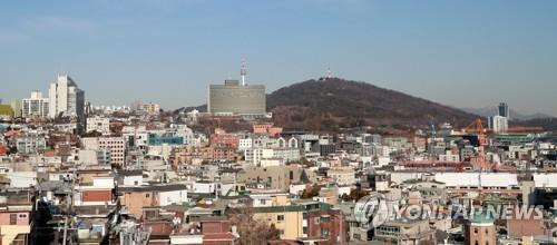 재벌 총수들의 단독주택이 밀집한 서울 용산구 한남동 일대  [연합뉴스 자료사진]