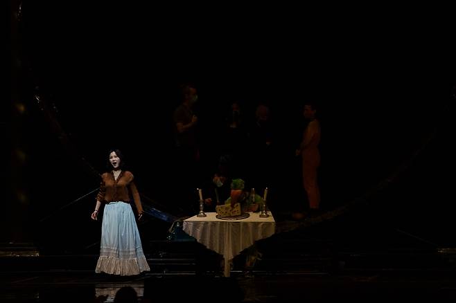 뉴욕 메트로폴리탄 오페라 '마술피리' 주역 데뷔한 소프라노 박혜상  [ⓒ Julius Ahn. 재판매 및 DB 금지]