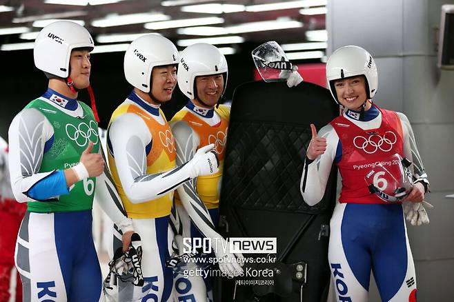 ▲ 평창 올림픽에 출전했던 루지 대표팀이 베이징올림픽에도 같은 멤버로 출전한다.