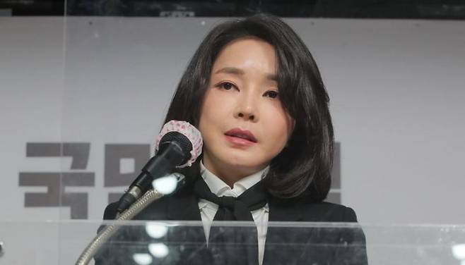 윤석열 국민의힘 대선 후보 배우자 김건희 씨 / 사진=연합뉴스