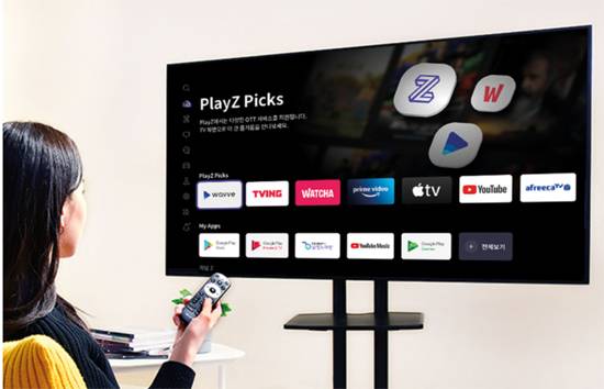 SK브로드밴드가 선보인 올인원 플레이박스 '플레이제트'. (SK브로드밴드 제공)