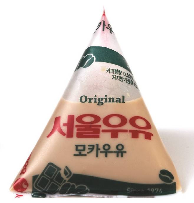 ‘삼각 모카 우유’(사진=서울우유)