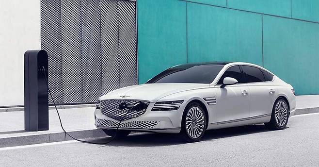 제네시스 G80 전동화 모델.